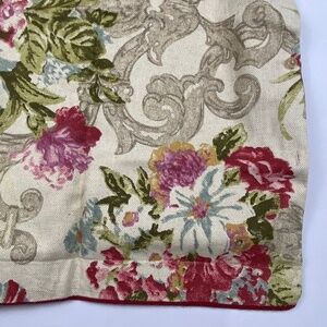 Rose Tree Bristol Bedding Pair of 2 Standard Pillow Shams 29 X 22‎ Rose Scroll